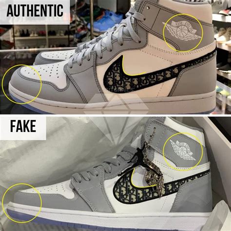 air dior jordan 1 real vs fake|dior jordan 1 high spotting.